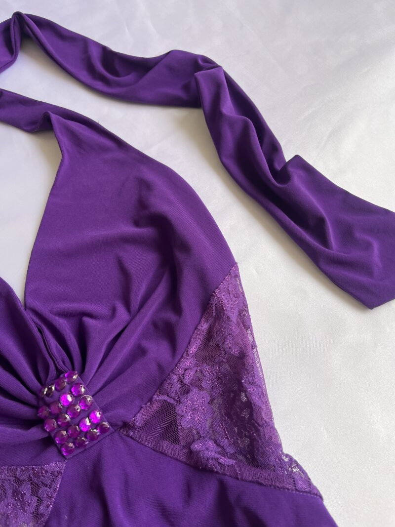 adorable purple dress - Imagen 5