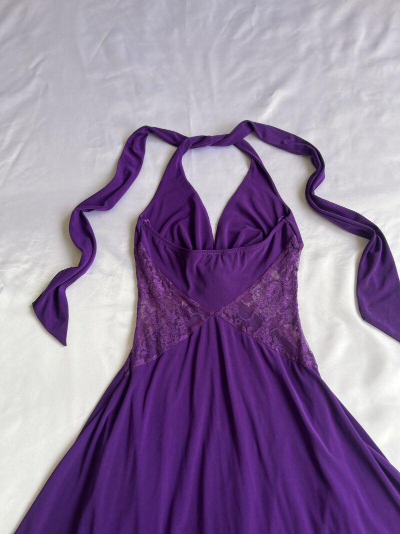 adorable purple dress - Imagen 8