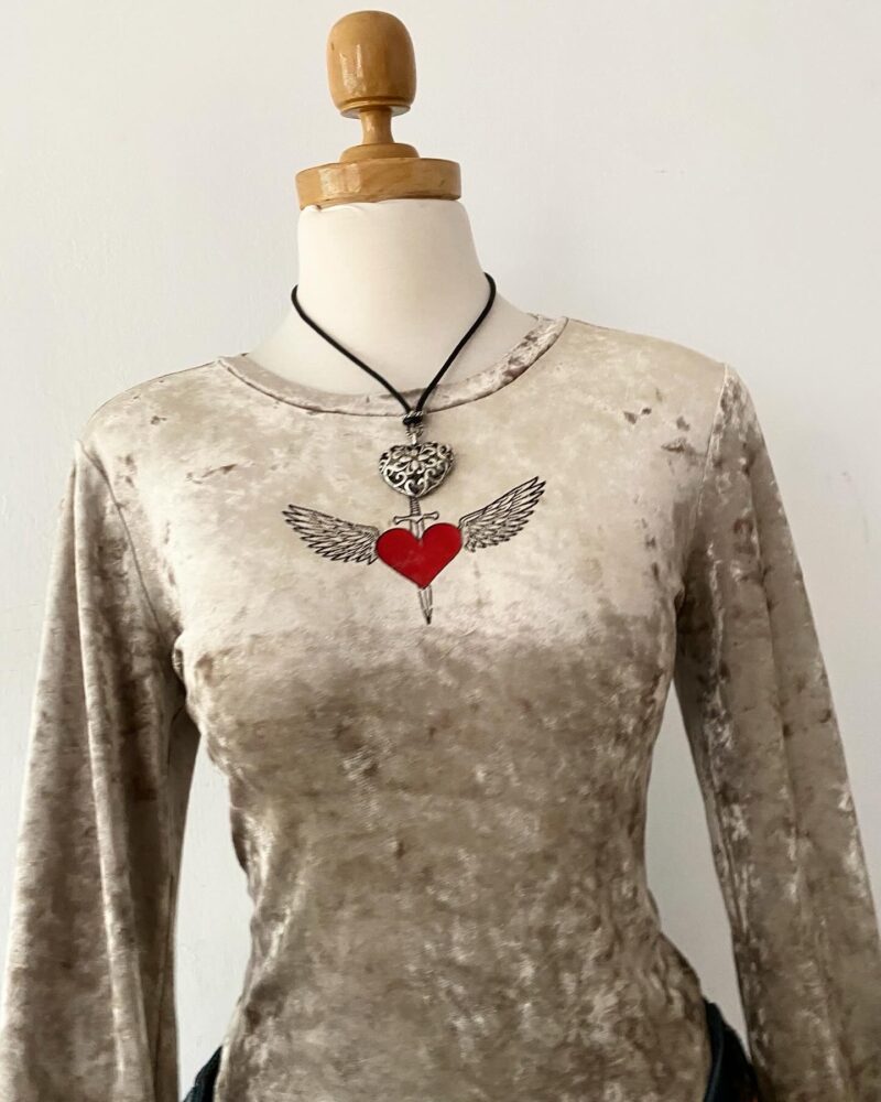 Grunge velvet top - Imagen 2