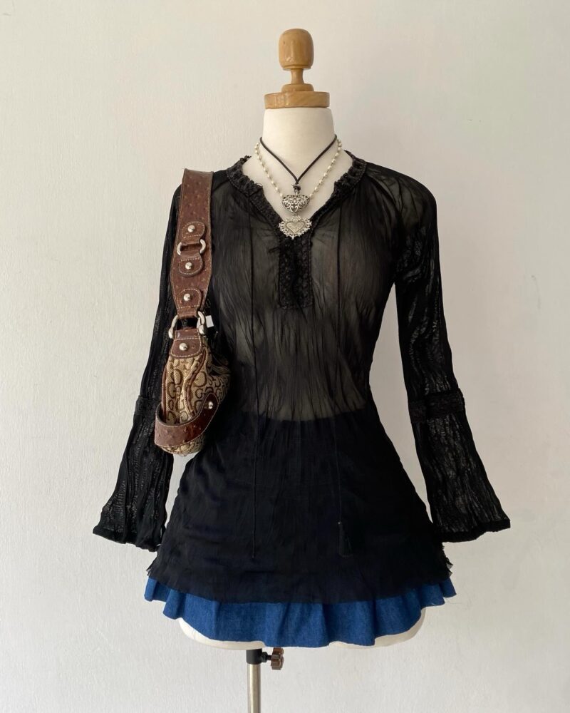 Goth blouse