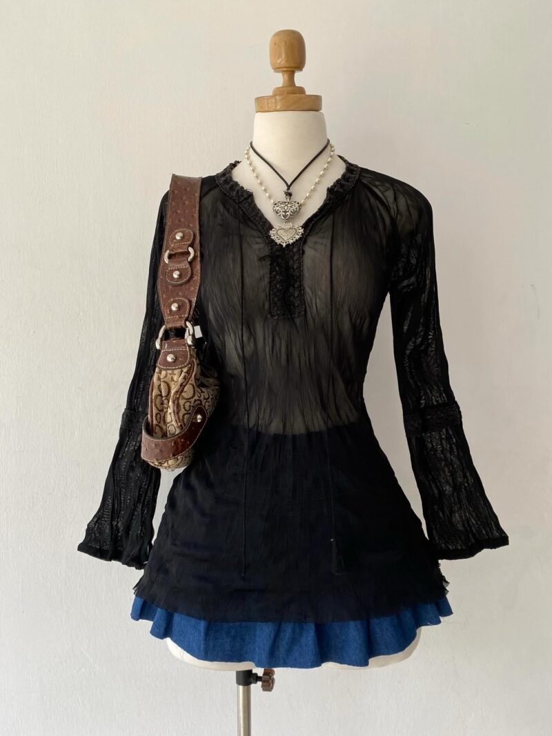 Goth blouse