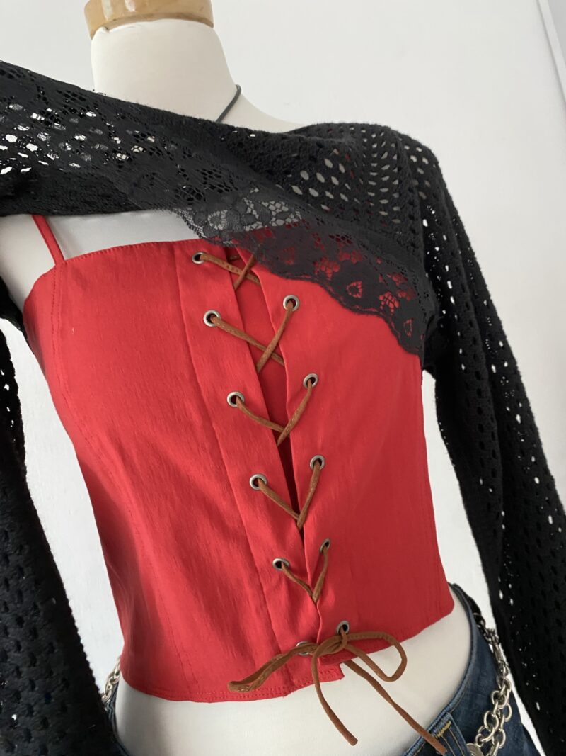 Set (corset + knitted sleeves) - Imagen 4