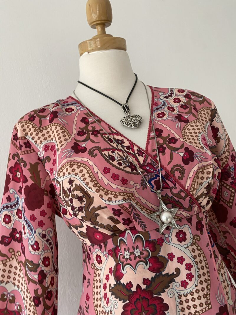 Bohemian pink top - Imagen 7