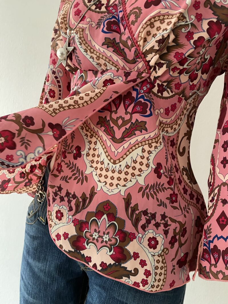 Bohemian pink top - Imagen 5